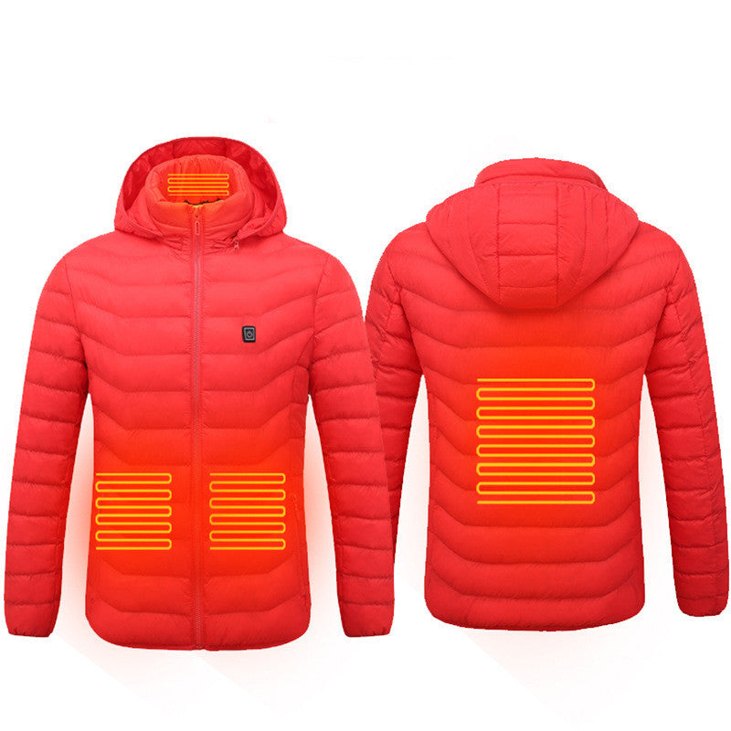 ❄️ Stay Warm Anywhere! USB Heated Jacket with 🔥 Multiple Heat Settings, 🎯 Targeted Heating Zones, 🔋 Long-Lasting Battery & 🎨 3 Stylish Colors