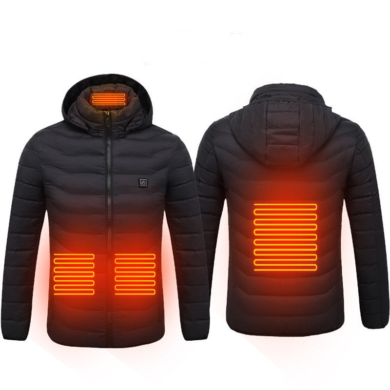 ❄️ Stay Warm Anywhere! USB Heated Jacket with 🔥 Multiple Heat Settings, 🎯 Targeted Heating Zones, 🔋 Long-Lasting Battery & 🎨 3 Stylish Colors
