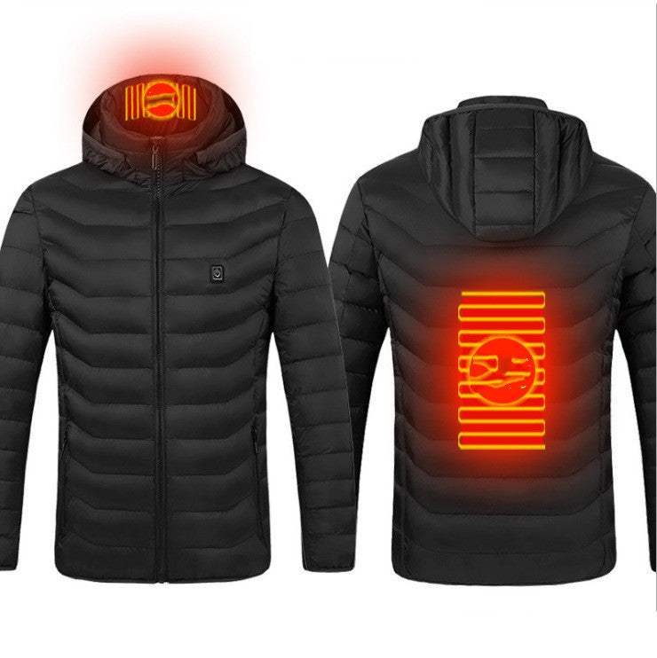 ❄️ Stay Warm Anywhere! USB Heated Jacket with 🔥 Multiple Heat Settings, 🎯 Targeted Heating Zones, 🔋 Long-Lasting Battery & 🎨 3 Stylish Colors