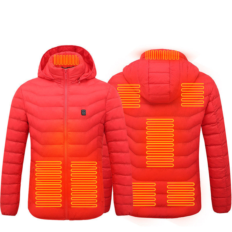 ❄️ Stay Warm Anywhere! USB Heated Jacket with 🔥 Multiple Heat Settings, 🎯 Targeted Heating Zones, 🔋 Long-Lasting Battery & 🎨 3 Stylish Colors
