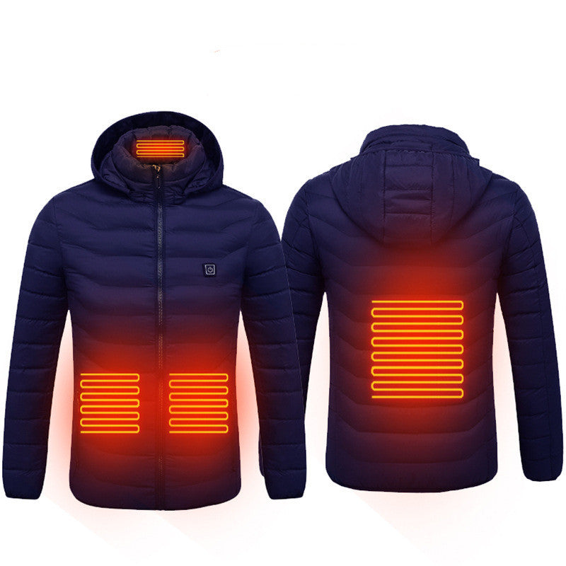 ❄️ Stay Warm Anywhere! USB Heated Jacket with 🔥 Multiple Heat Settings, 🎯 Targeted Heating Zones, 🔋 Long-Lasting Battery & 🎨 3 Stylish Colors