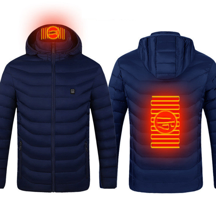 ❄️ Stay Warm Anywhere! USB Heated Jacket with 🔥 Multiple Heat Settings, 🎯 Targeted Heating Zones, 🔋 Long-Lasting Battery & 🎨 3 Stylish Colors