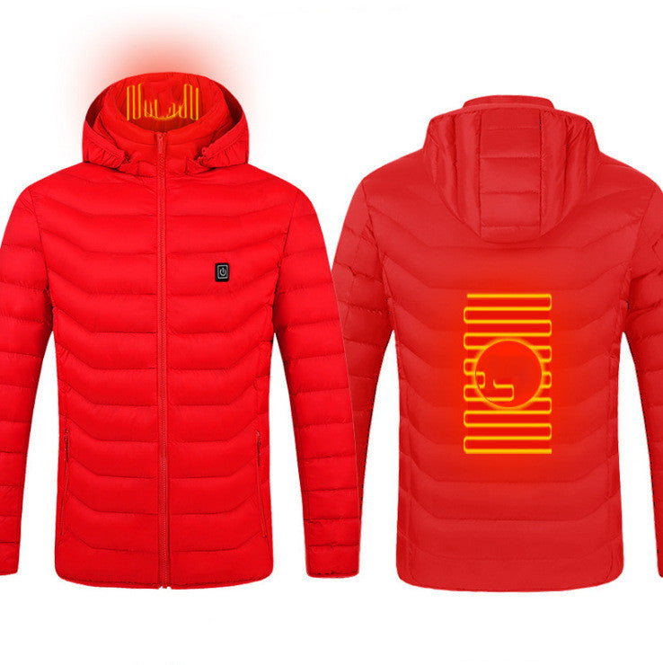 ❄️ Stay Warm Anywhere! USB Heated Jacket with 🔥 Multiple Heat Settings, 🎯 Targeted Heating Zones, 🔋 Long-Lasting Battery & 🎨 3 Stylish Colors