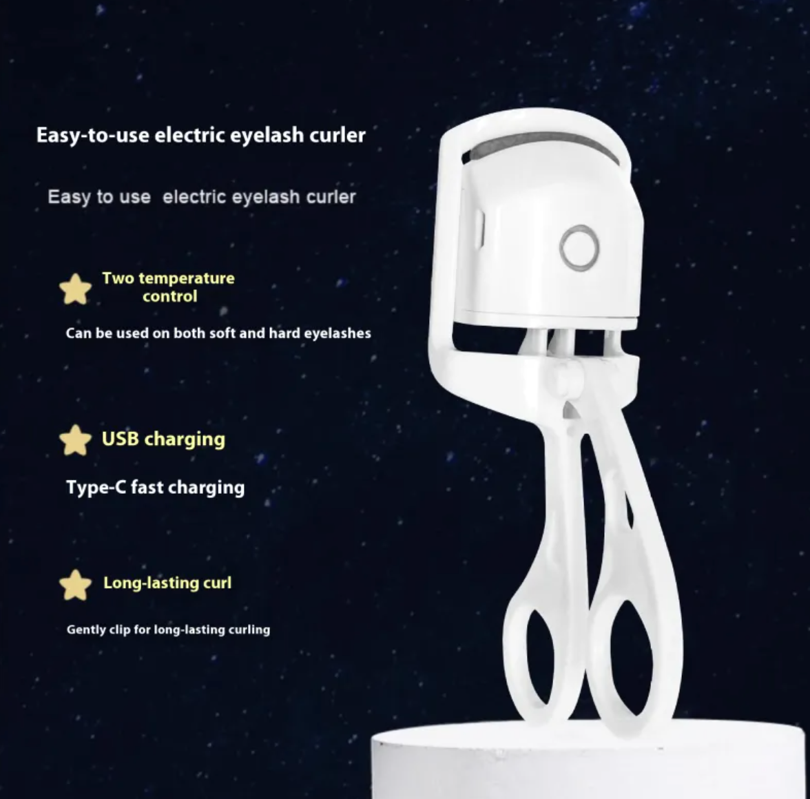 LashLift Pro™ Heated Eyelash Curler