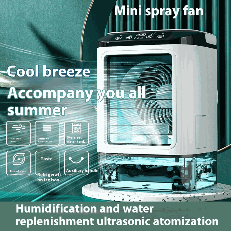 ArcticMist USB air cooler showing built-in mist function