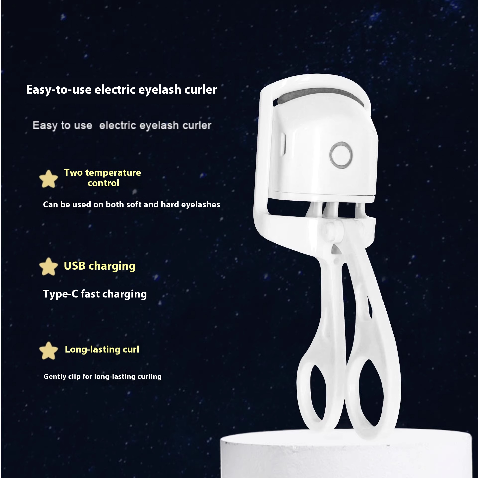 LashLift Pro™ Heated Eyelash Curler