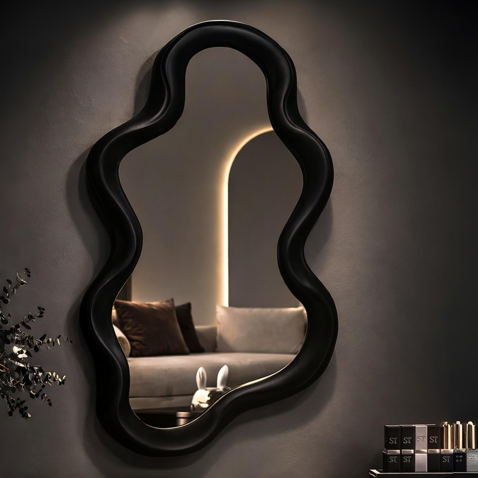 Celestial Glow Decorative Wall Mirror